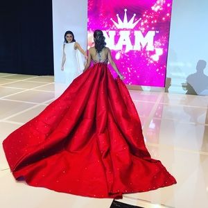 Two piece prom outfit